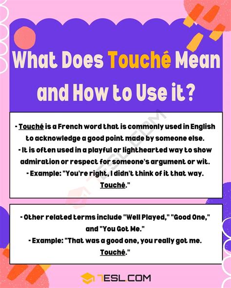 what does touche mean